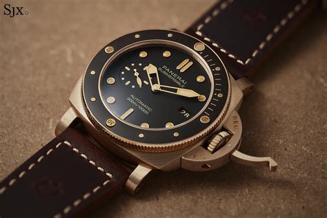 panerai bezel inlays|Introducing The Panerai Submersible Bronzo PAM 968 (Live.